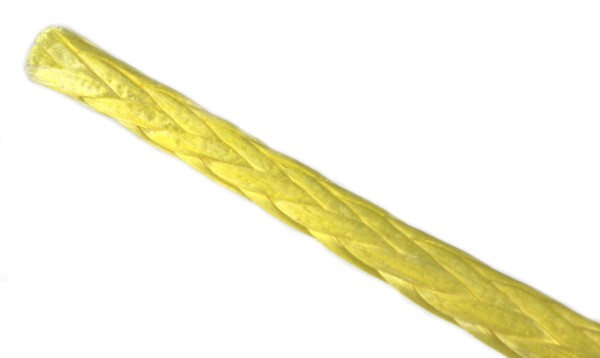 Seilflechter NOVOLEEN PU12 Windenschleppseil Segelflug, 5mm, gelb, 1100m
