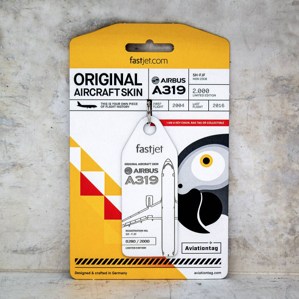 Aviationtag - Airbus A319 – 5H-FJF01 - fastjet