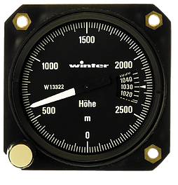Winter 8031 UL-Höhenmesser EBH (57mm / 0-3.000 m / mbar)