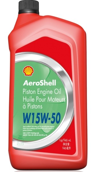 AeroShell Oil W15W-50 (multigrade) - 1 qt, 0,946 Liter