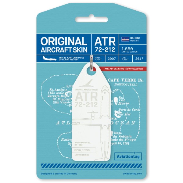 Aviationtag - ATR 72 - D4-CBU weiß