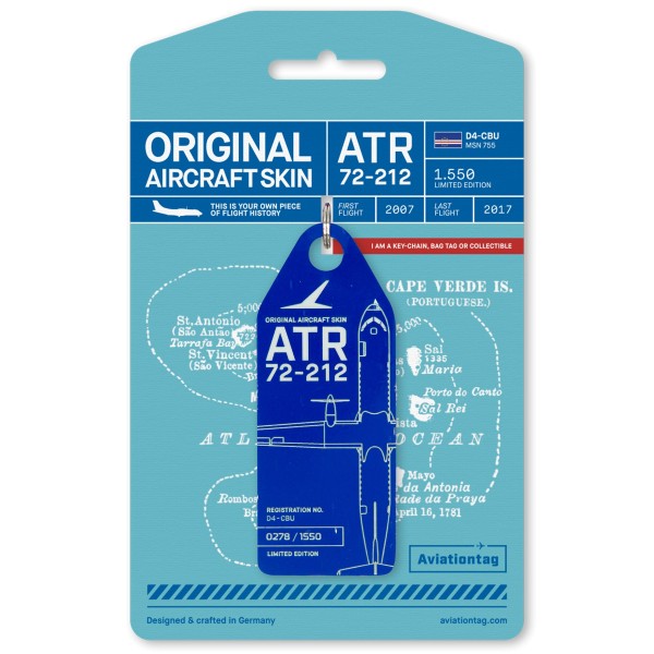 Aviationtag - ATR 72 - D4-CBU dunkelblau