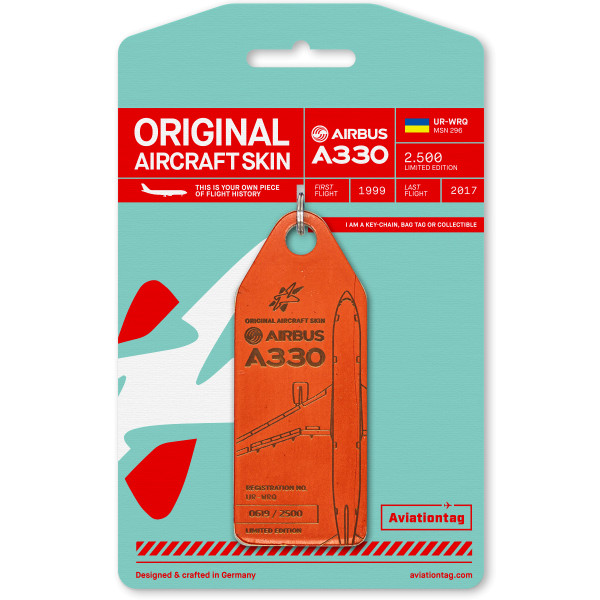 Aviationtag - Airbus A330 - URWRQ2-red