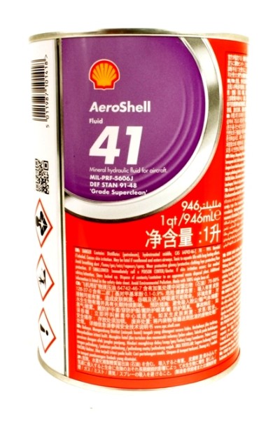 TOST 059940 Hydraulikfluid Aeroshell 41 - nach Spezifikation MIL H 5606 1 Liter