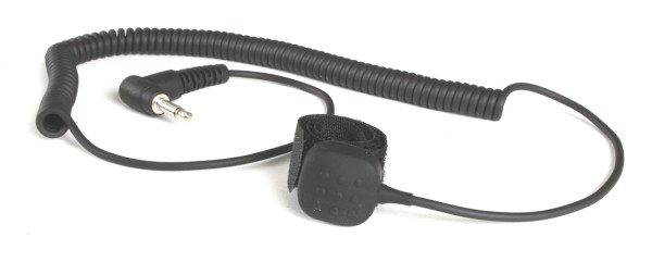PTT Sendetaste mit Kabel, 2m Kabel, 3,5mm Klinkenstecker Mono