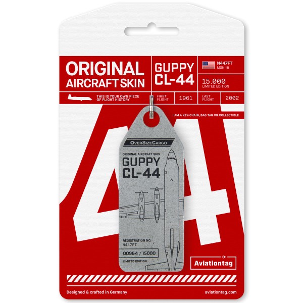 Aviationtag - Conroy Skymonster CL44 - N447FT - silber