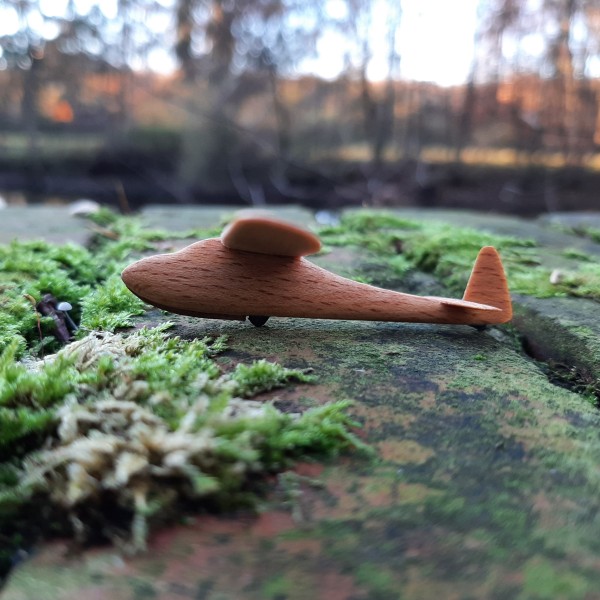 Lo100 - Flugzeugmodell aus Buchenholz im Maßstab 1:100