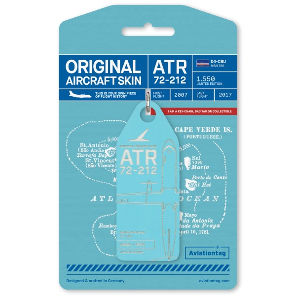 Aviationtag - ATR 72 - D4-CBU hellblau